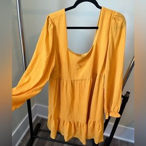 Plus size NWT Yellow Spring Summer Dress